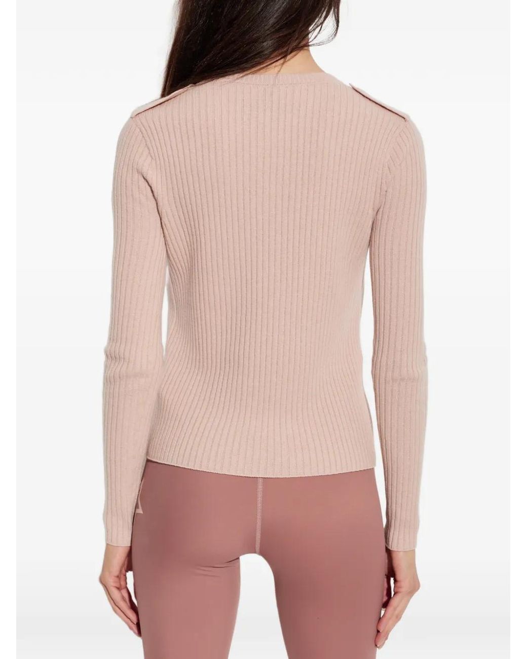 Perfect Moment Pink Henley-Neck Top