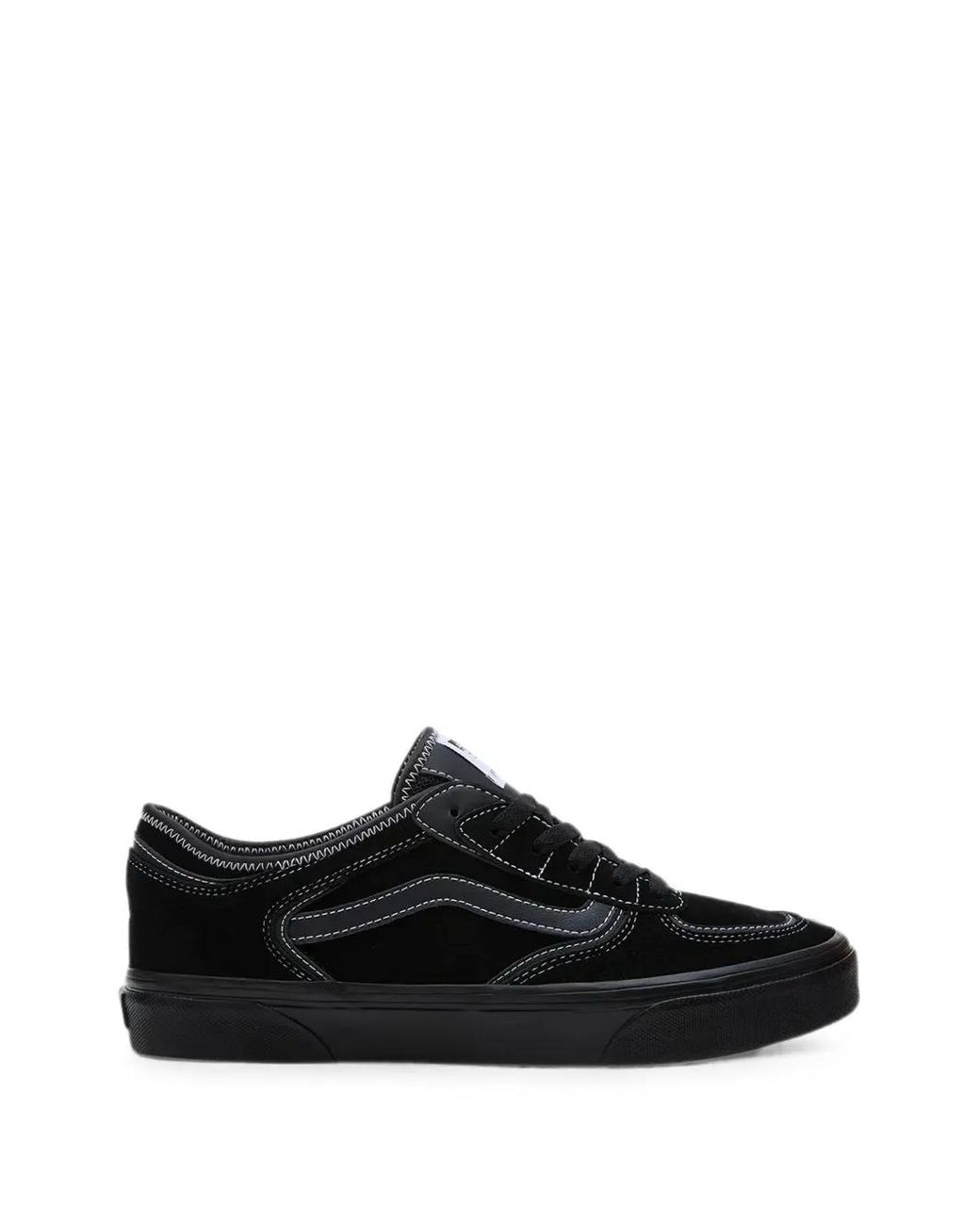 Vans Black Rowley Classic Contrast-Stitch Sneakers