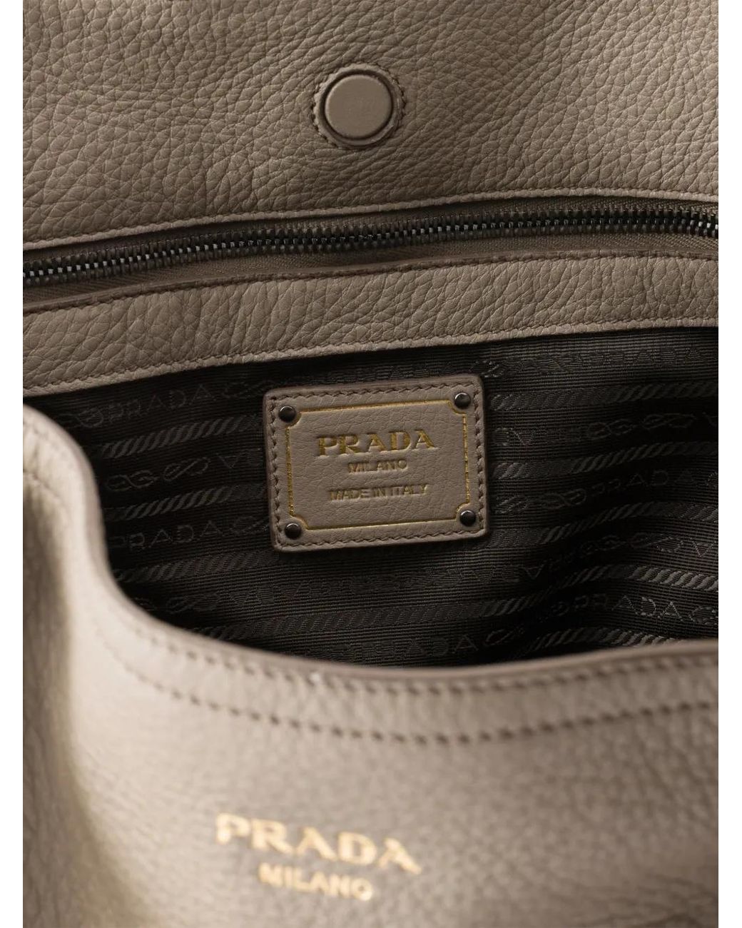 Prada Brown Großer Shopper