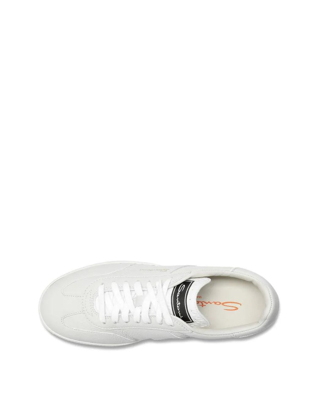 Santoni White Dbs Oly Sneakers