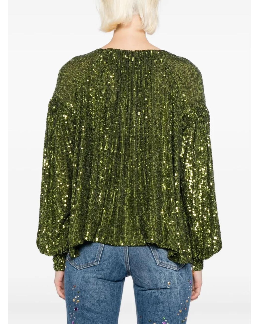 Rabanne Haut Top in het Green