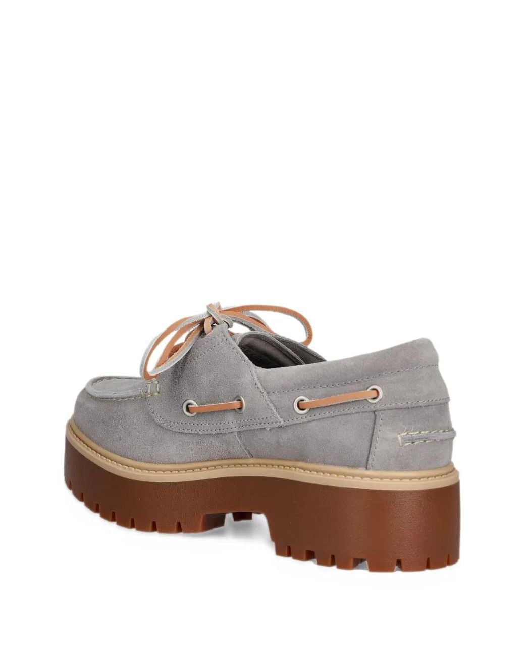 Timberland Gray Stone Street Lug-Sole Boat Shoes