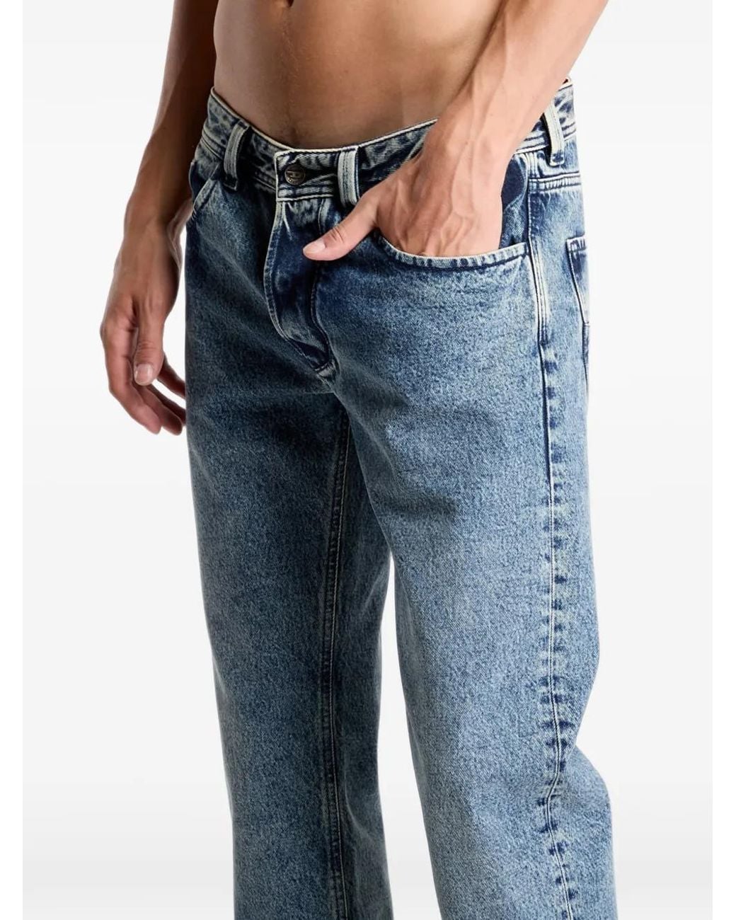 DIESEL Blue 1985 Larkee-S1 Denim Jeans for men