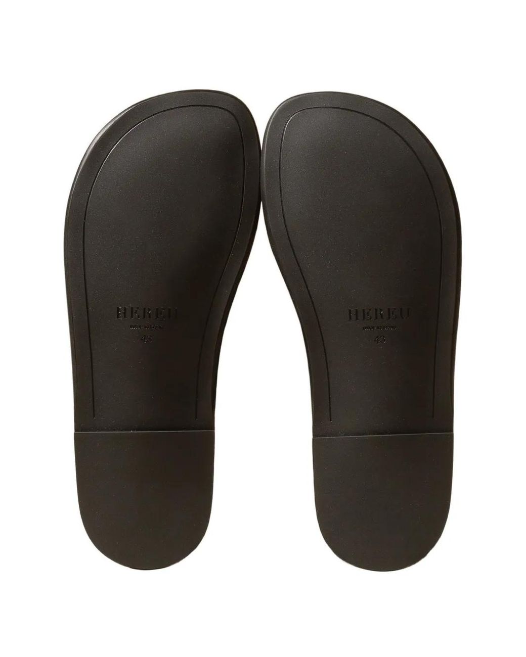 Hereu Brown Interwoven Suede Mules for men