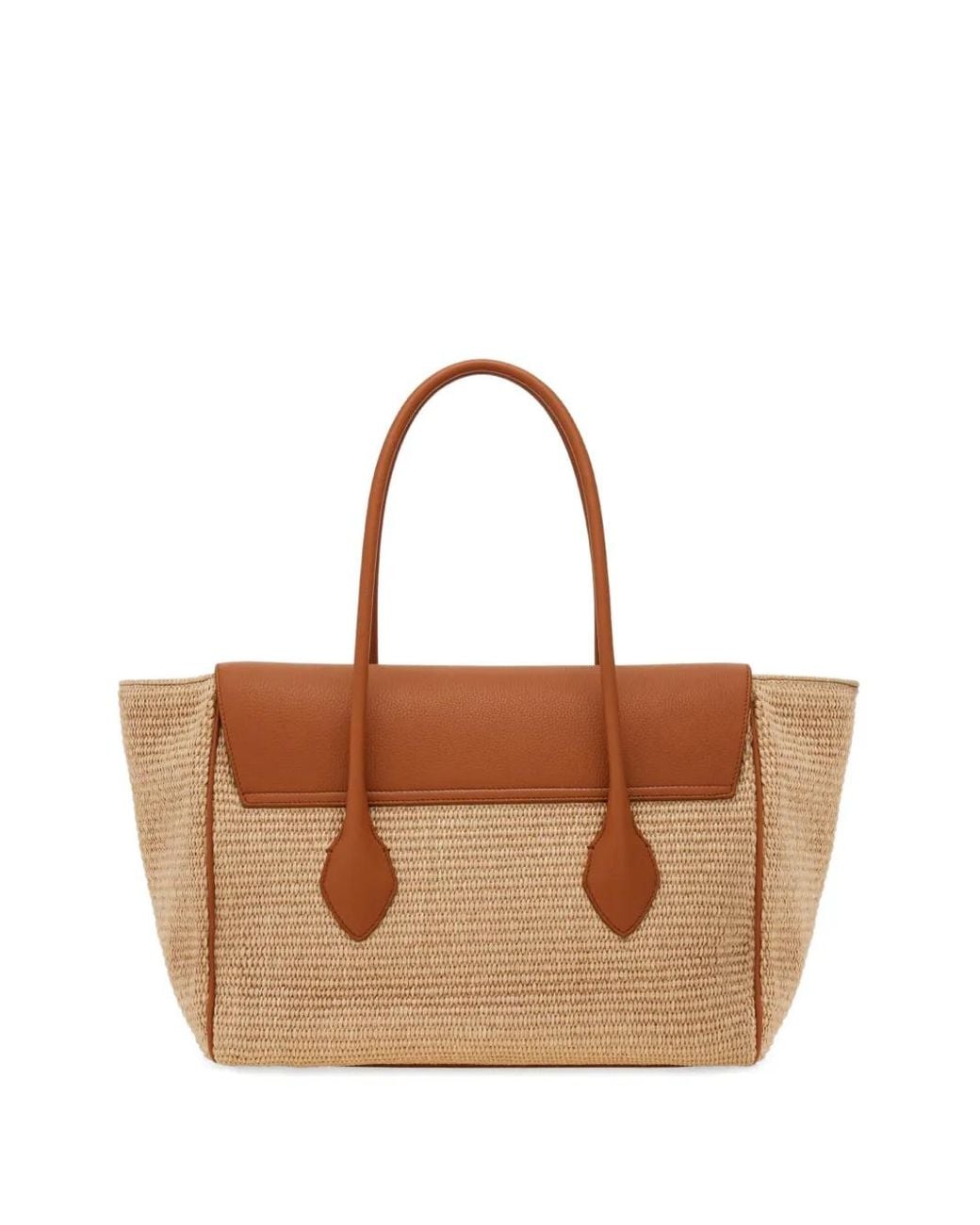 Ferragamo Brown Large East-West Tote Bag