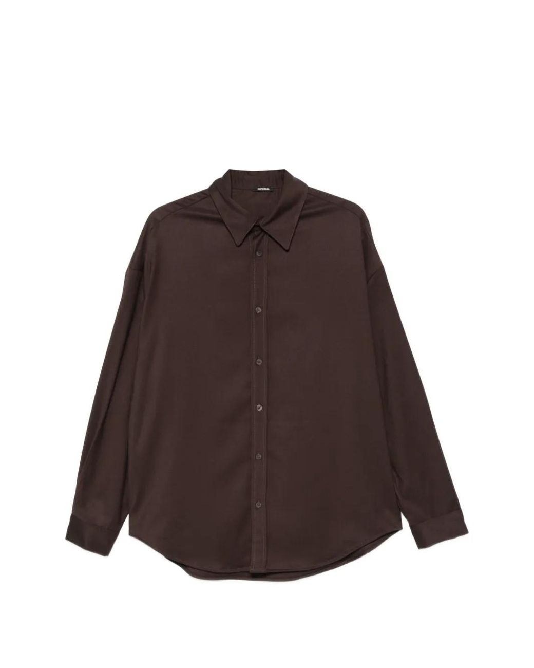 Imperial Brown Chemise À Boutonnière for men