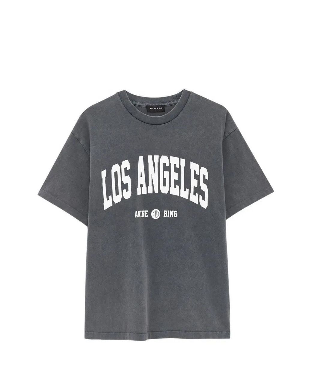 Anine Bing Gray Cade T-Shirt Los Angeles University