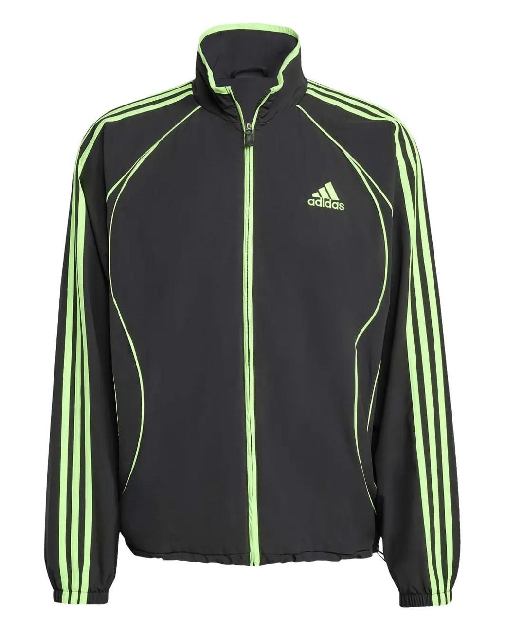Adidas Black Adicolor Teamgeist Striped-Detailing Sweatshirt for men