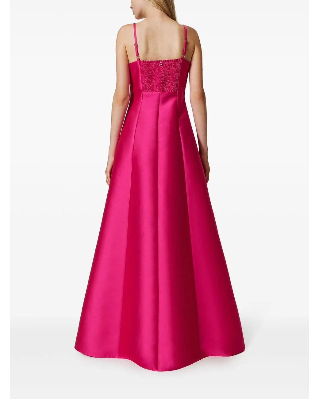 Twinset Pink Mikado Twill Gown