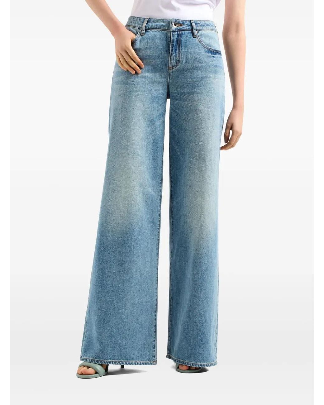 ARMANI EXCHANGE Blue Flared Jeans