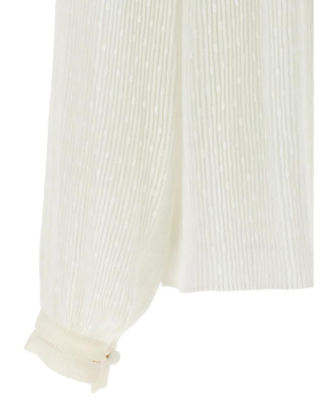 Blouse Georgette Twinset en coloris White