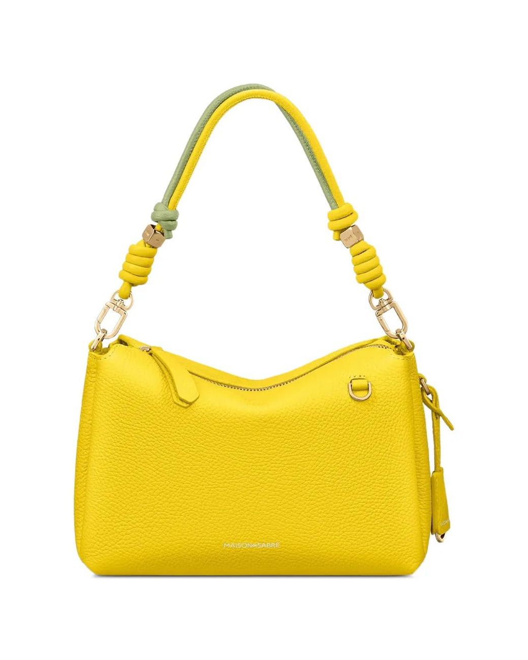 Maison De Sabre Yellow Soft Trio Shoulder Bag
