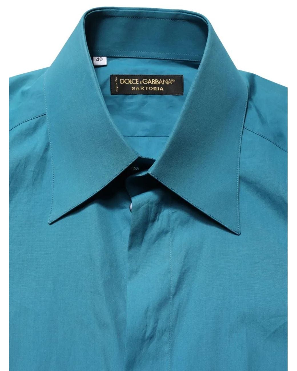 Dolce & Gabbana Blue Sartoria Shirt for men
