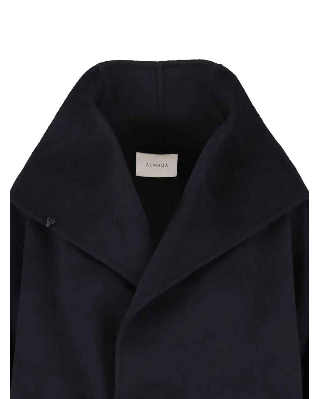 Almada Label Black Kaity Doublé High-Neck Coat