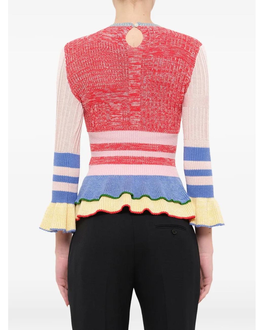 McQueen Pink Peplum Jumper