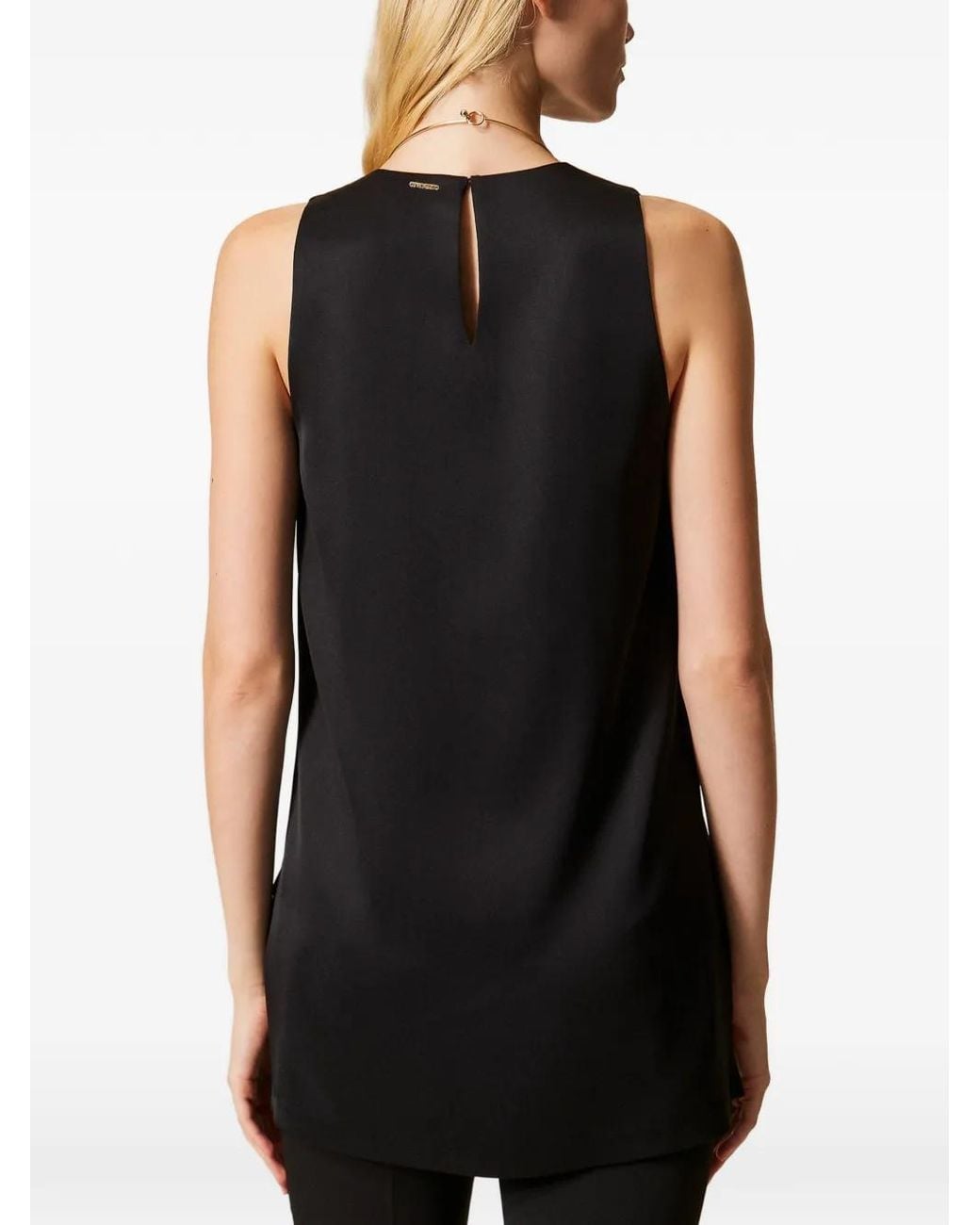 Twinset Black Satin Tunic