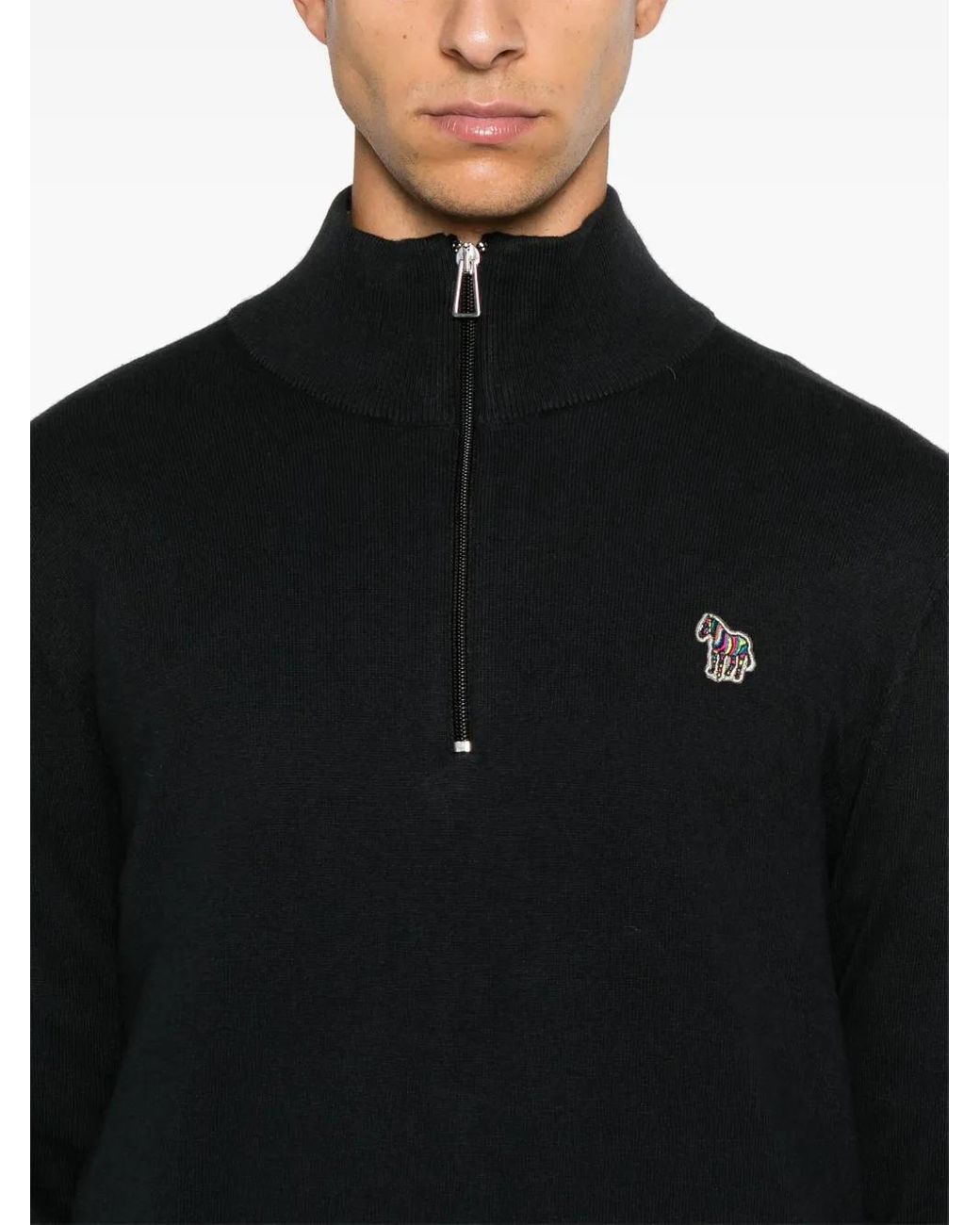 Paul Smith Pullover Mit Zebra-Patch in Black für Herren