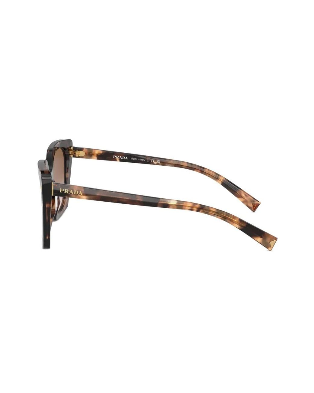 Prada Brown Oversize Cat-Eye Sunglasses