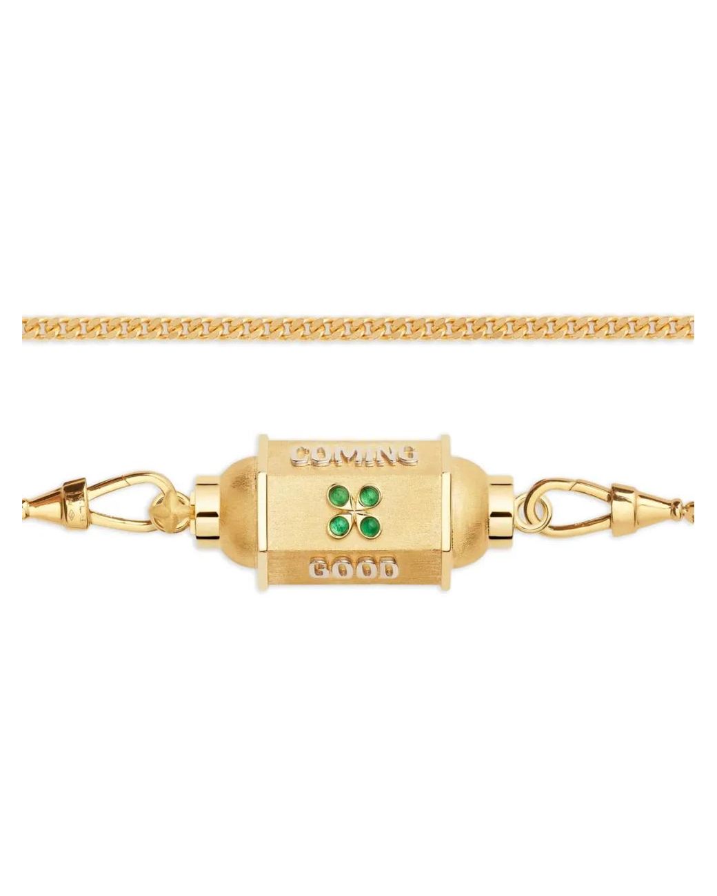 Marie Lichtenberg Metallic Good Things Locket Necklace