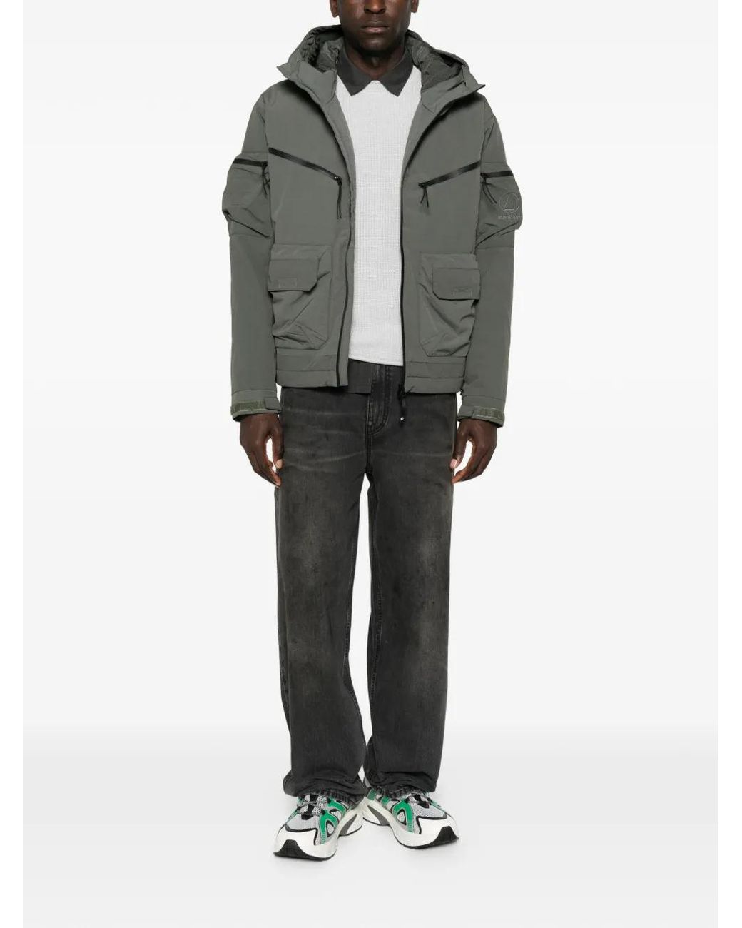 Murphy & Nye Gray Veste Sheer/1 À Capuche
