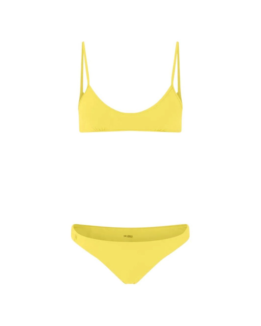 Bikini The Attico de color Yellow