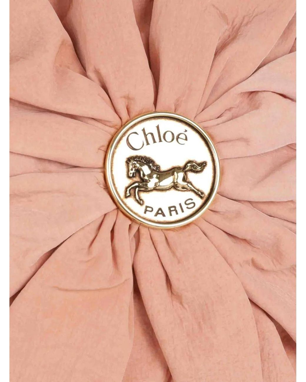 Chloé Pink Plissé Shoulder Bag