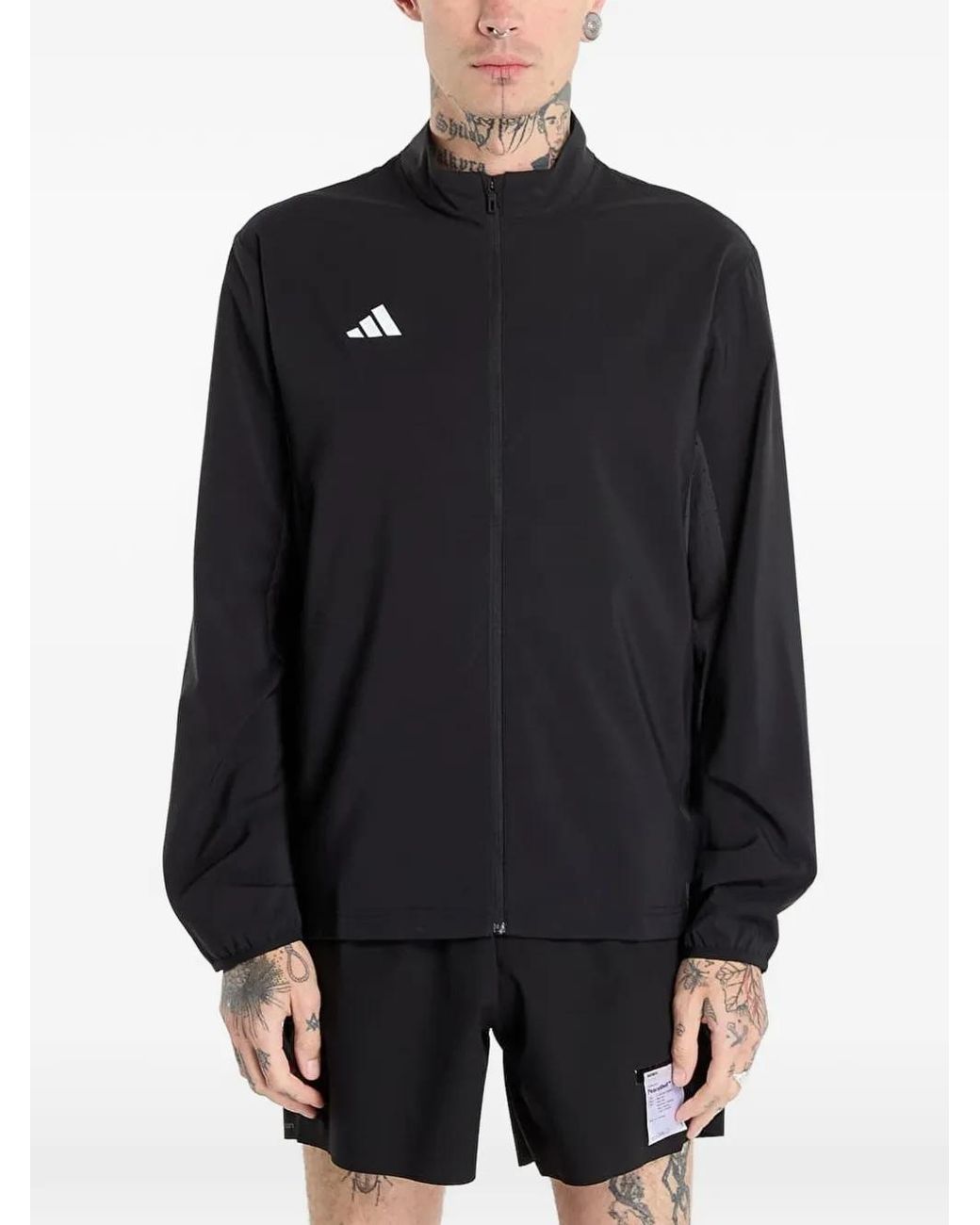 Adidas Blue Adizero Essentials Running Jacket for men