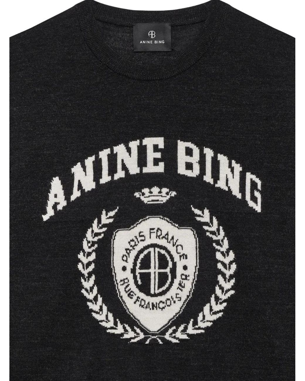 Anine Bing Black Mia Sweater