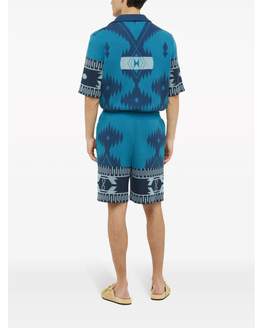 Alanui Blue Bermuda for men