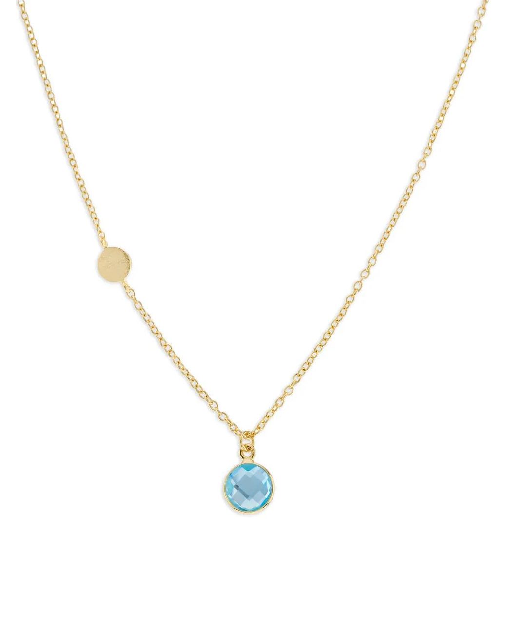 Auree Jewellery Metallic Salina Gemstone Necklace