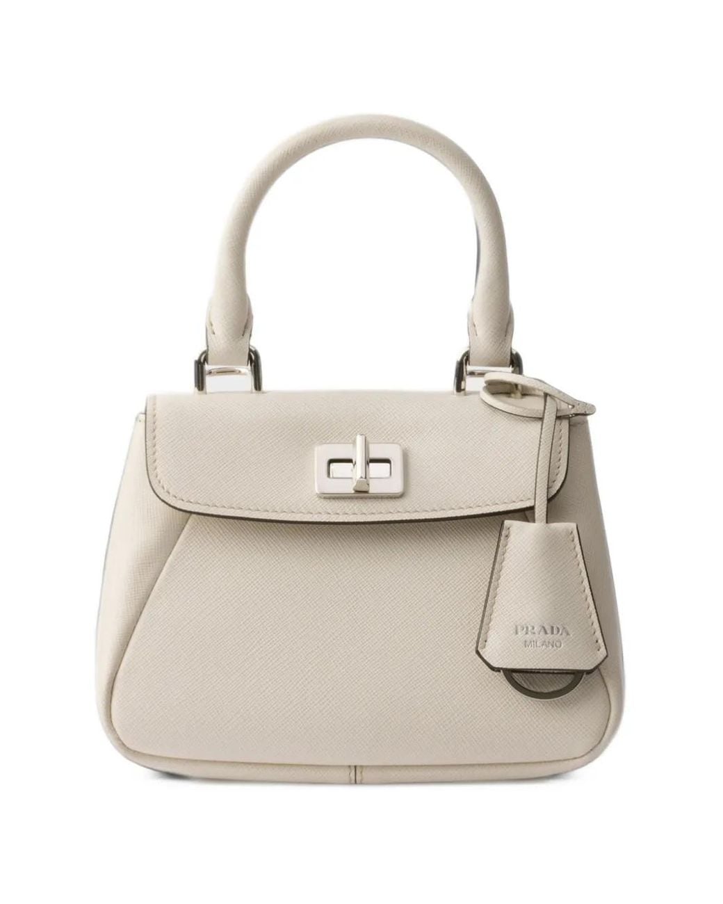 Prada White Avoir Mini Handbag