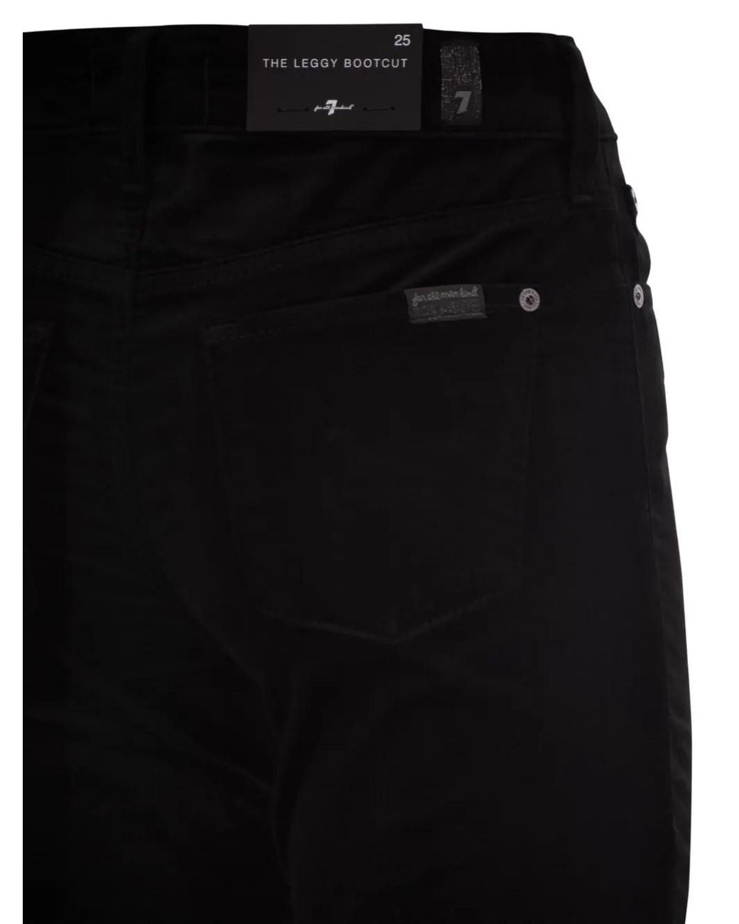 7 For All Mankind Black The Leggy Bootcut Jeans