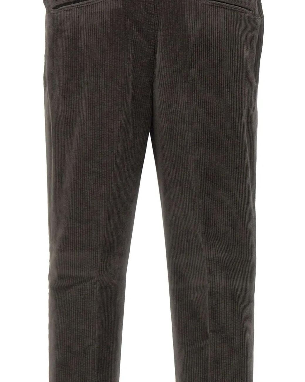 Devore Gray Welt-Pocket Trousers for men