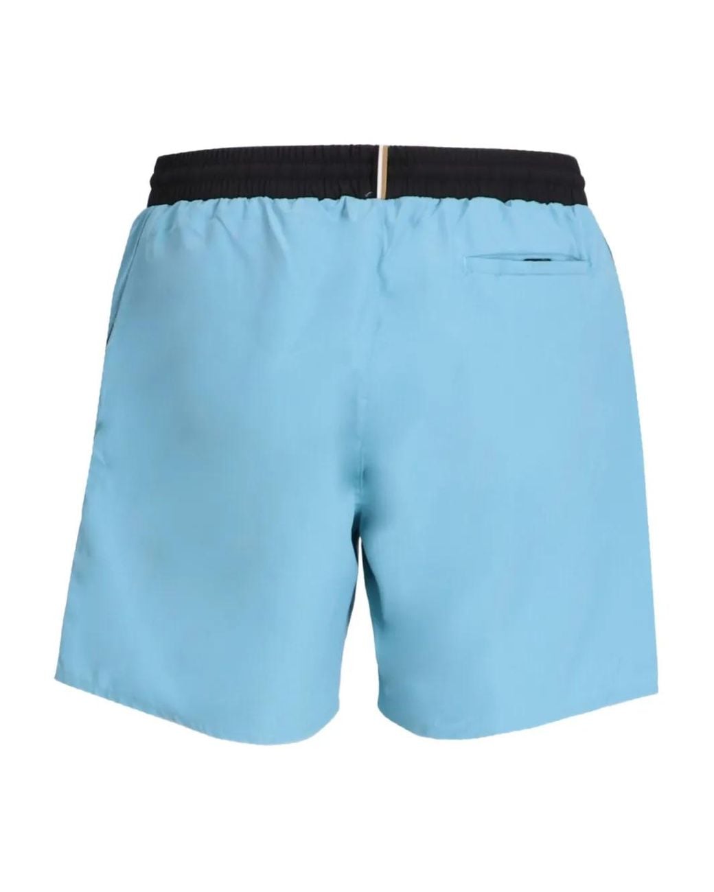 Boss Blue Drawstring Swim Shorts for men
