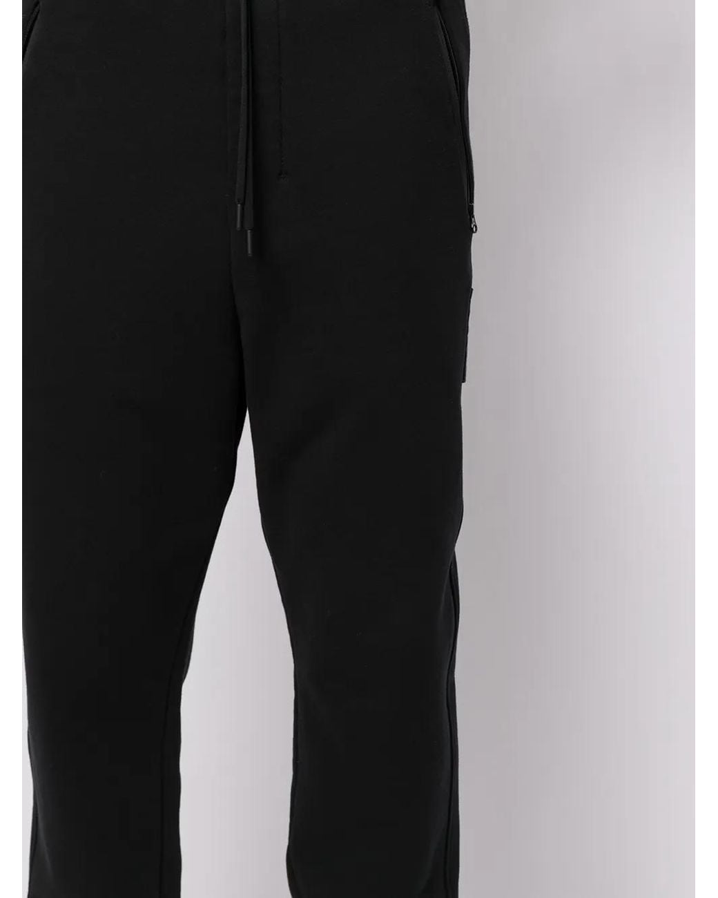 3.1 Phillip Lim Black Drawstring-Waist Track Pants for men