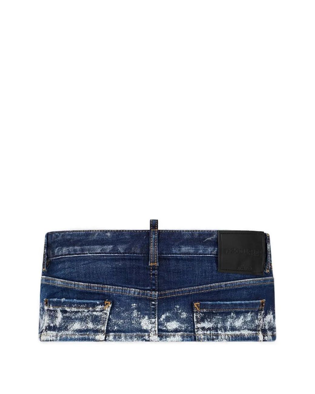DSquared² Blue Medium Let It Snow Hot Skirt