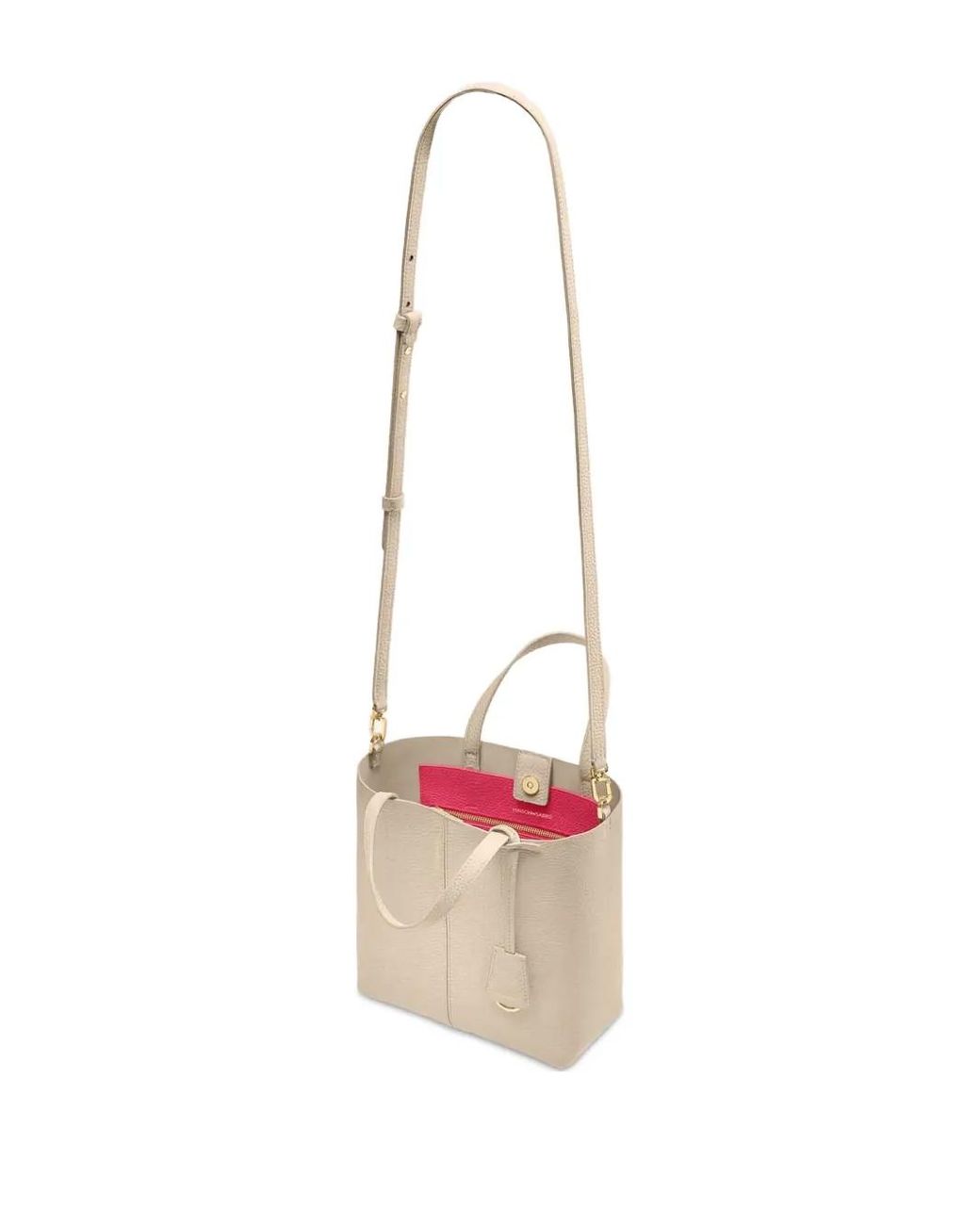 Maison De Sabre Brown Small Leather Soft Tote Bag