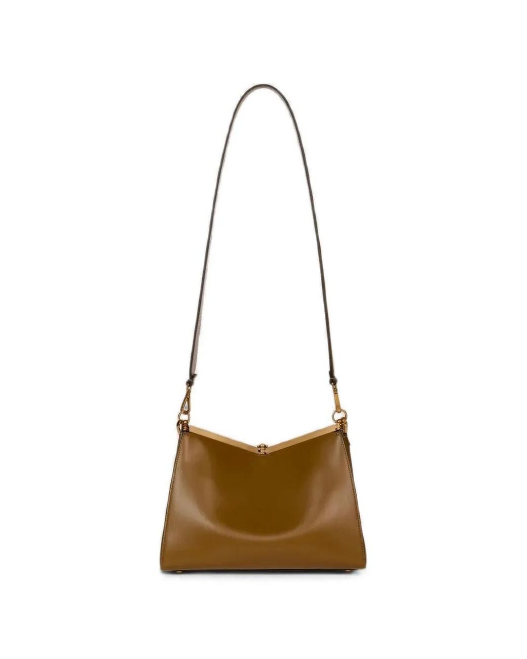 Etro Brown Medium Vela Shoulder Bag