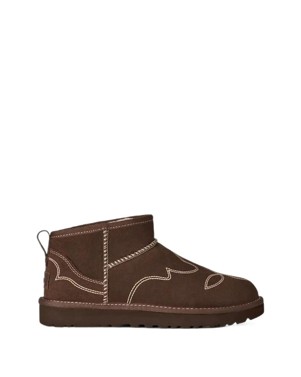 Ugg Brown Classic Ultra Mini Western Boot