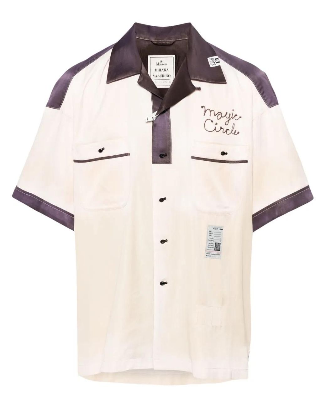 Maison Mihara Yasuhiro Natural Bowling S/S Shirts for men
