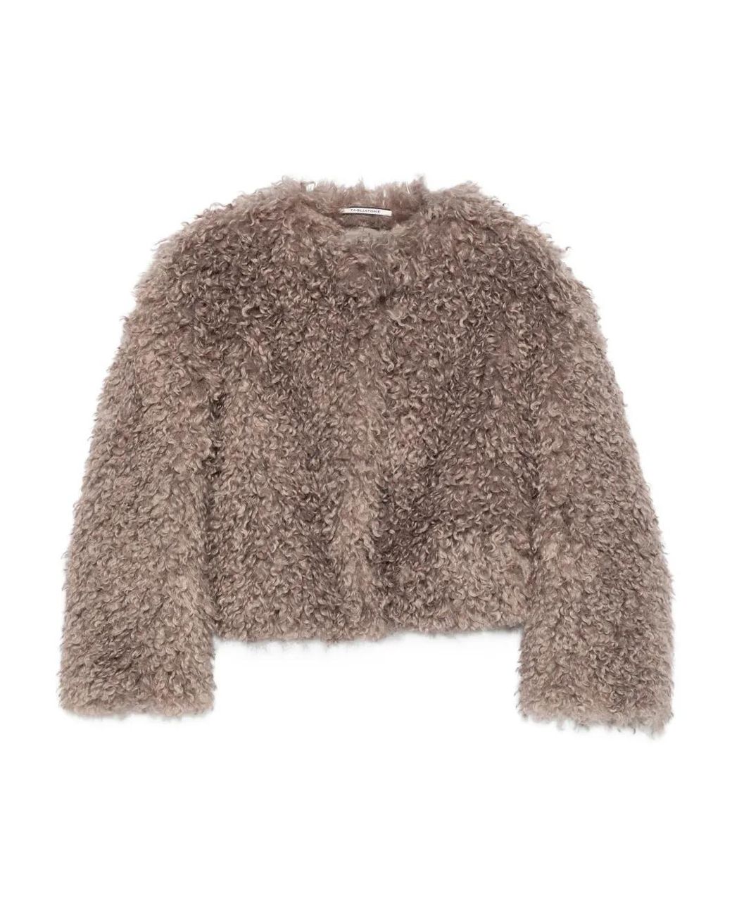 Veste À Texture Molletonné Tagliatore en coloris Brown