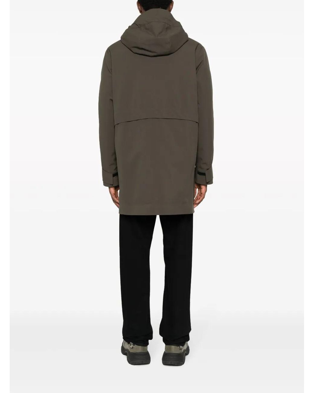 Parka Larga Con Capucha Paul & Shark de hombre de color Gray
