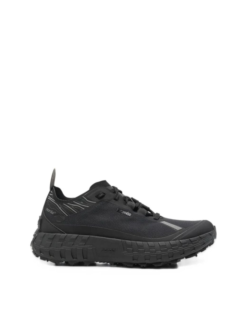 Norda Black Logo-Patch Sneakers