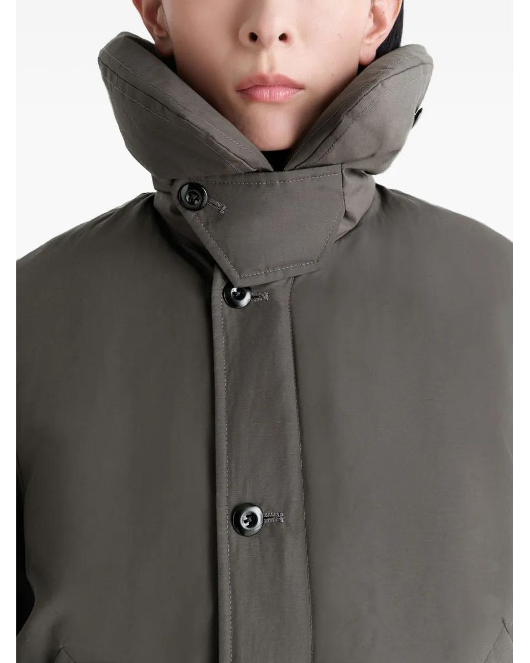 Lemaire Gray Short Puffer Jacket