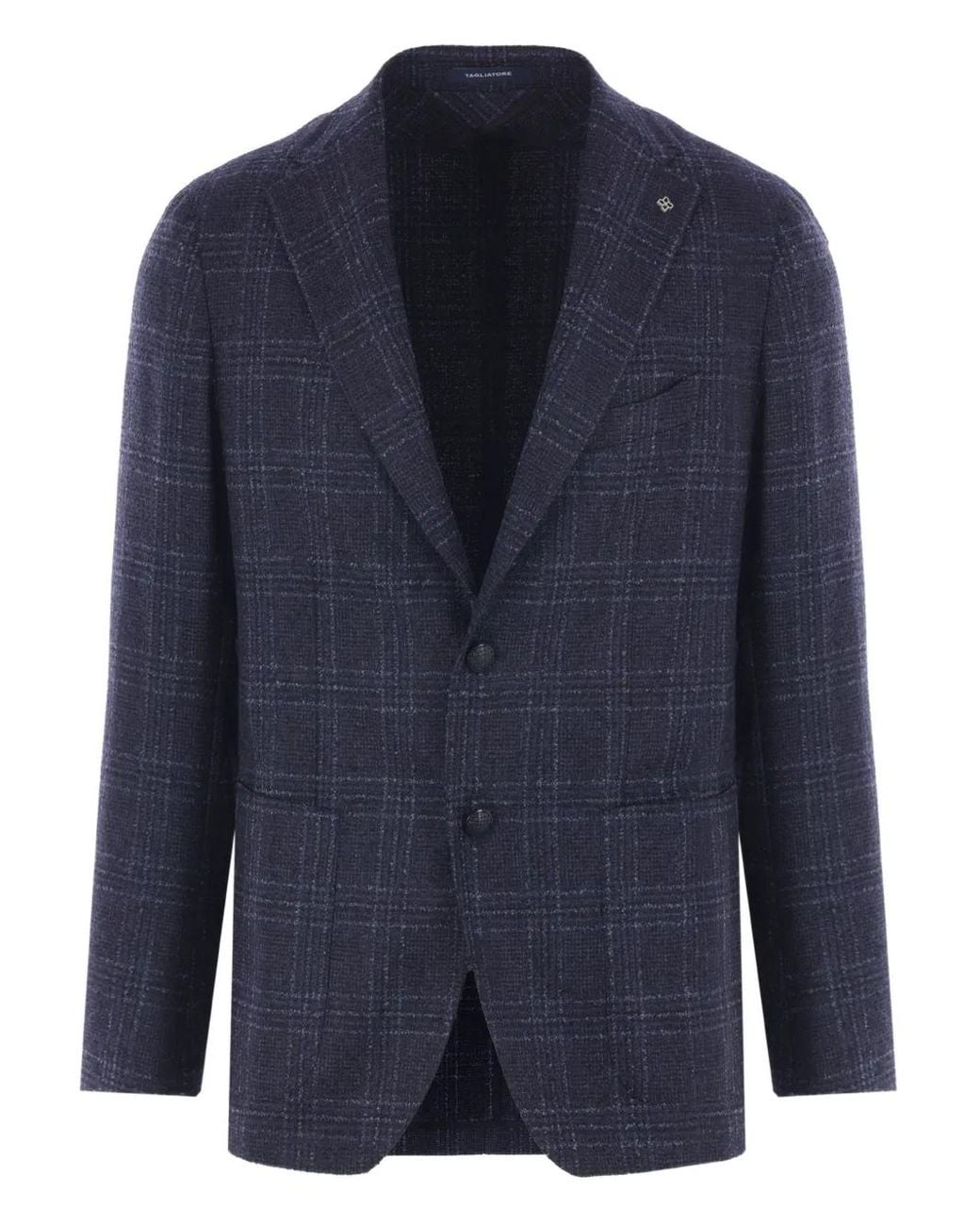 Tagliatore Blue Dark Tailored Jacket for men