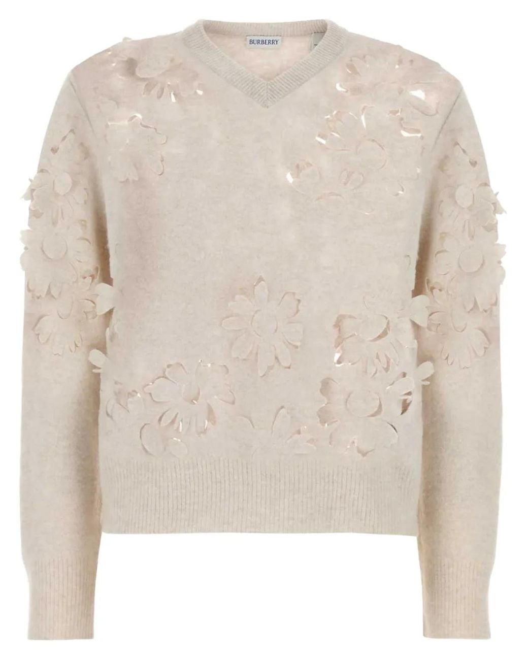 Burberry Natural Cutout Daisy Sweater