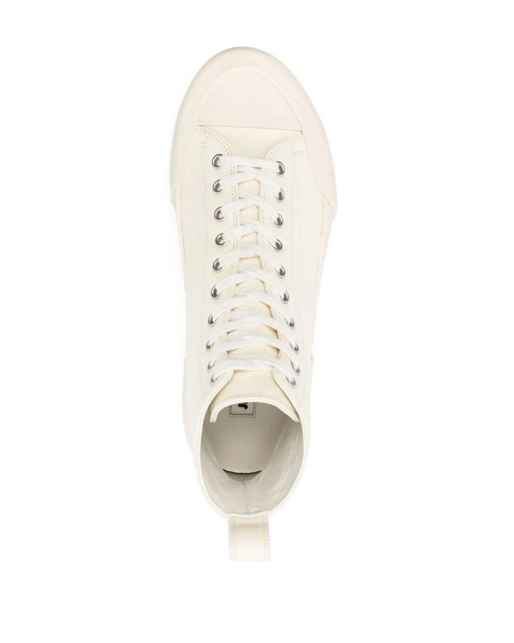 Jil Sander Natural Monochrome High-Top Sneakers