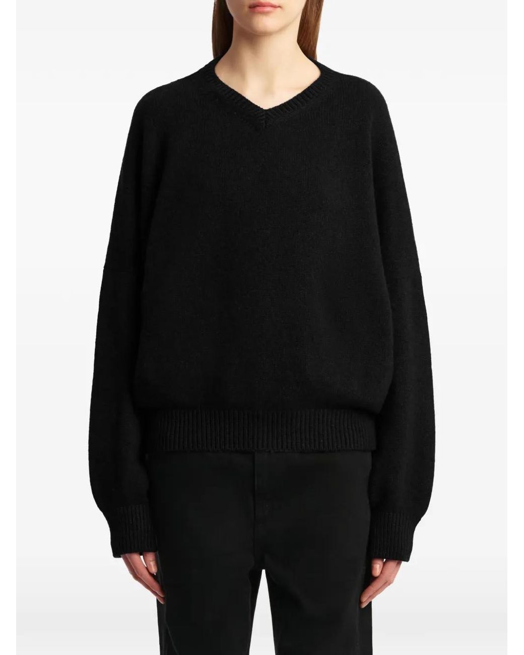 Khaite Black Wolfe Sweater