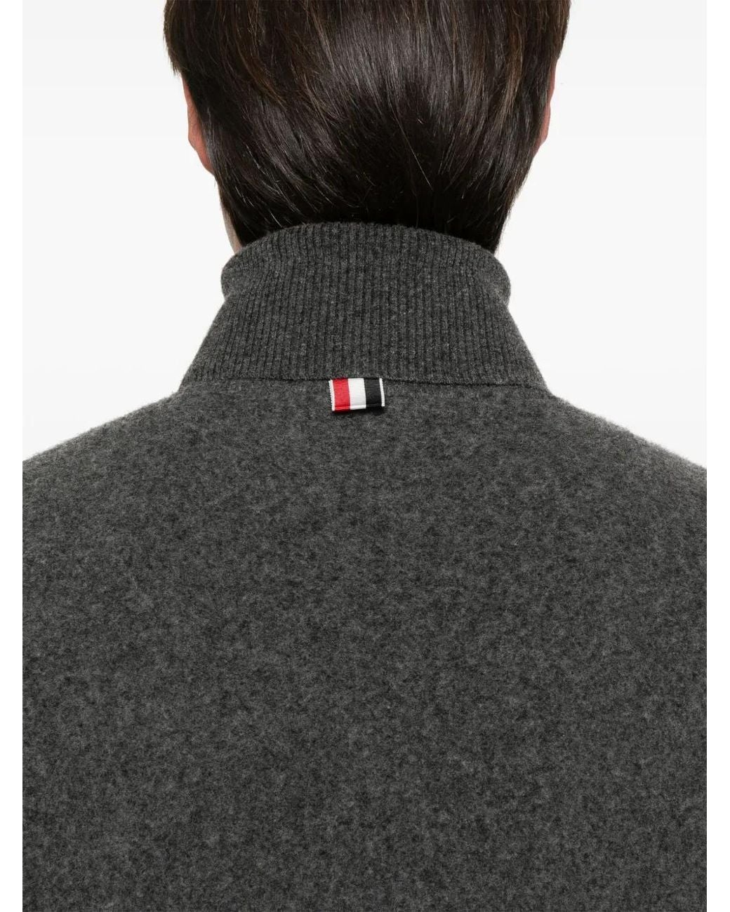 Thom Browne Gray Wool Jacket for men