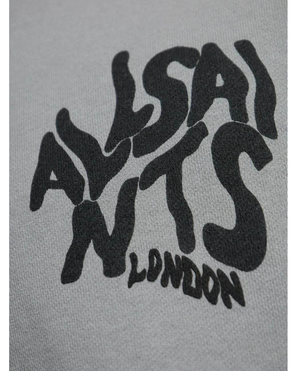 AllSaints Gray Orlando Crew-Neck Sweatshirt for men